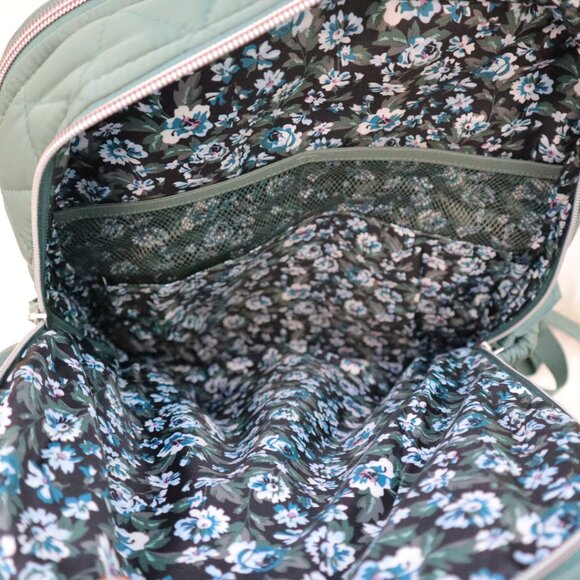 Vera Bradley Campus XL Backpack — Olive Leaf - Picture 6 of 13